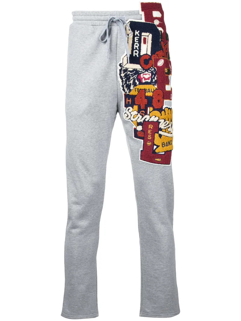 Doublet tracksuit trousers, Men's, Size: Large, Grey, Cotton | FarFetch US