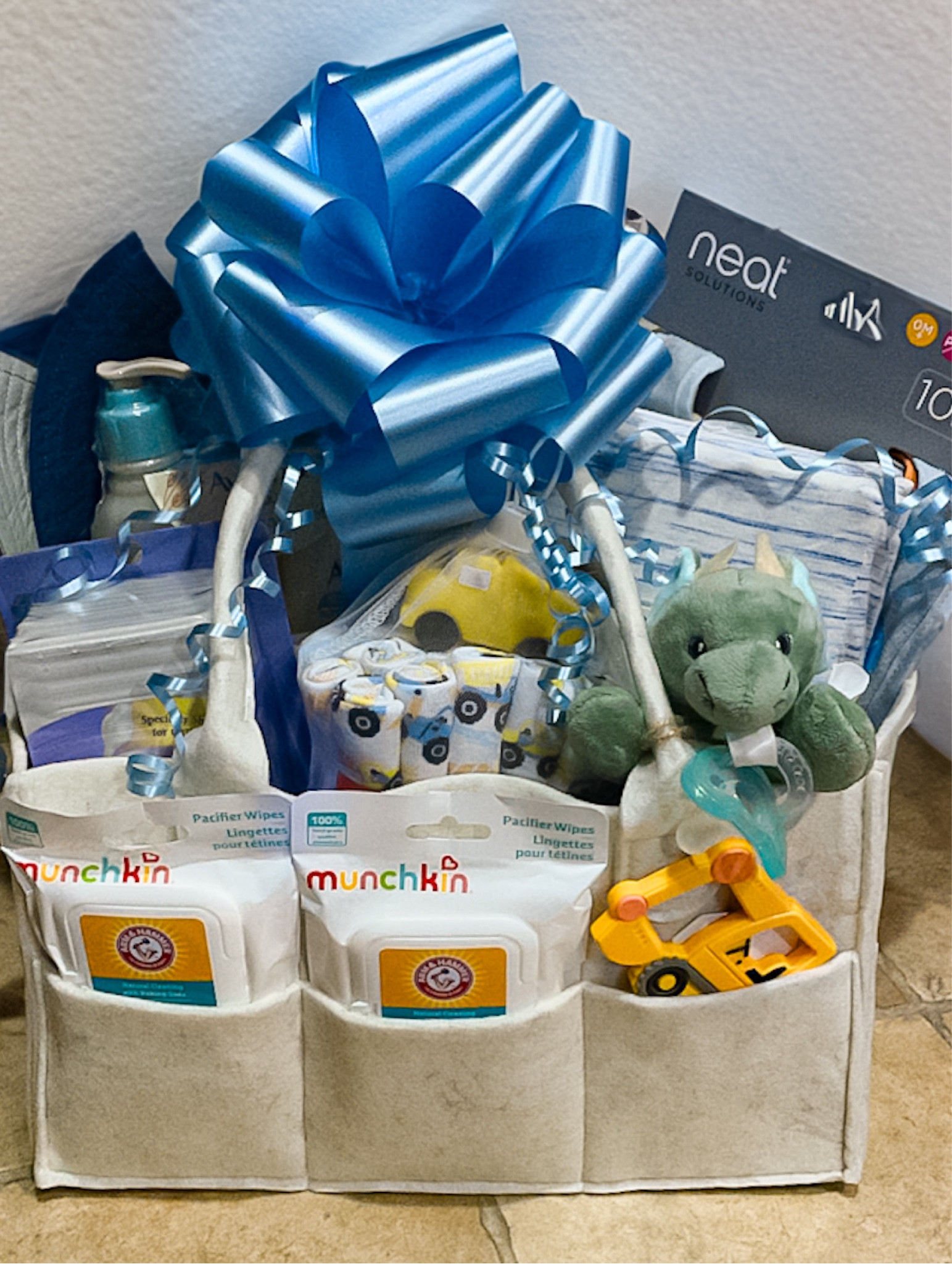 Easy Amazon & Target baby boy gift basket idea for baby shower.

#dinosaur #trucks #babyboy #babyshowergifts #kidfriendly #aesthetic #giftsforbabies 

#LTKParties #LTKBaby #LTKKids