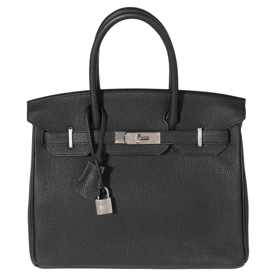 Hermès Black Togo Birkin 30 PHW | 1stDibs