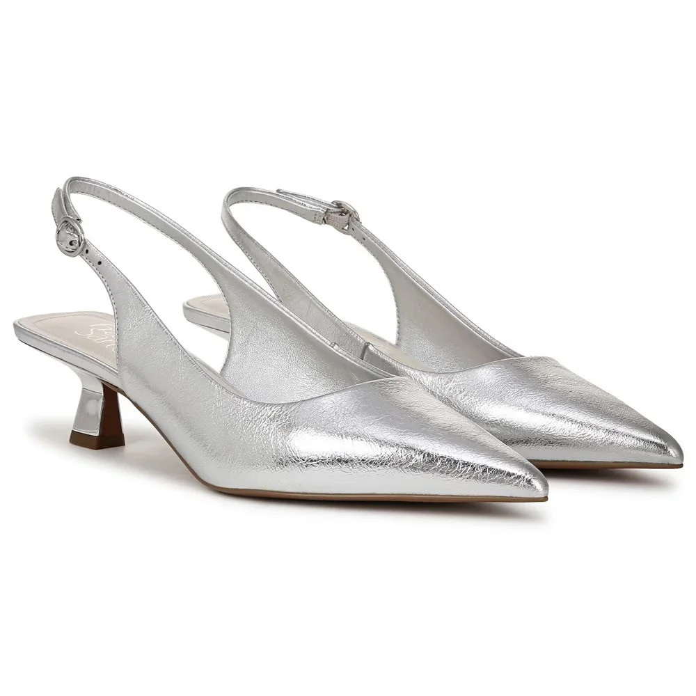 Franco Sarto Women's Jaden Slingback Pump Silver 9.5M | Walmart (US)