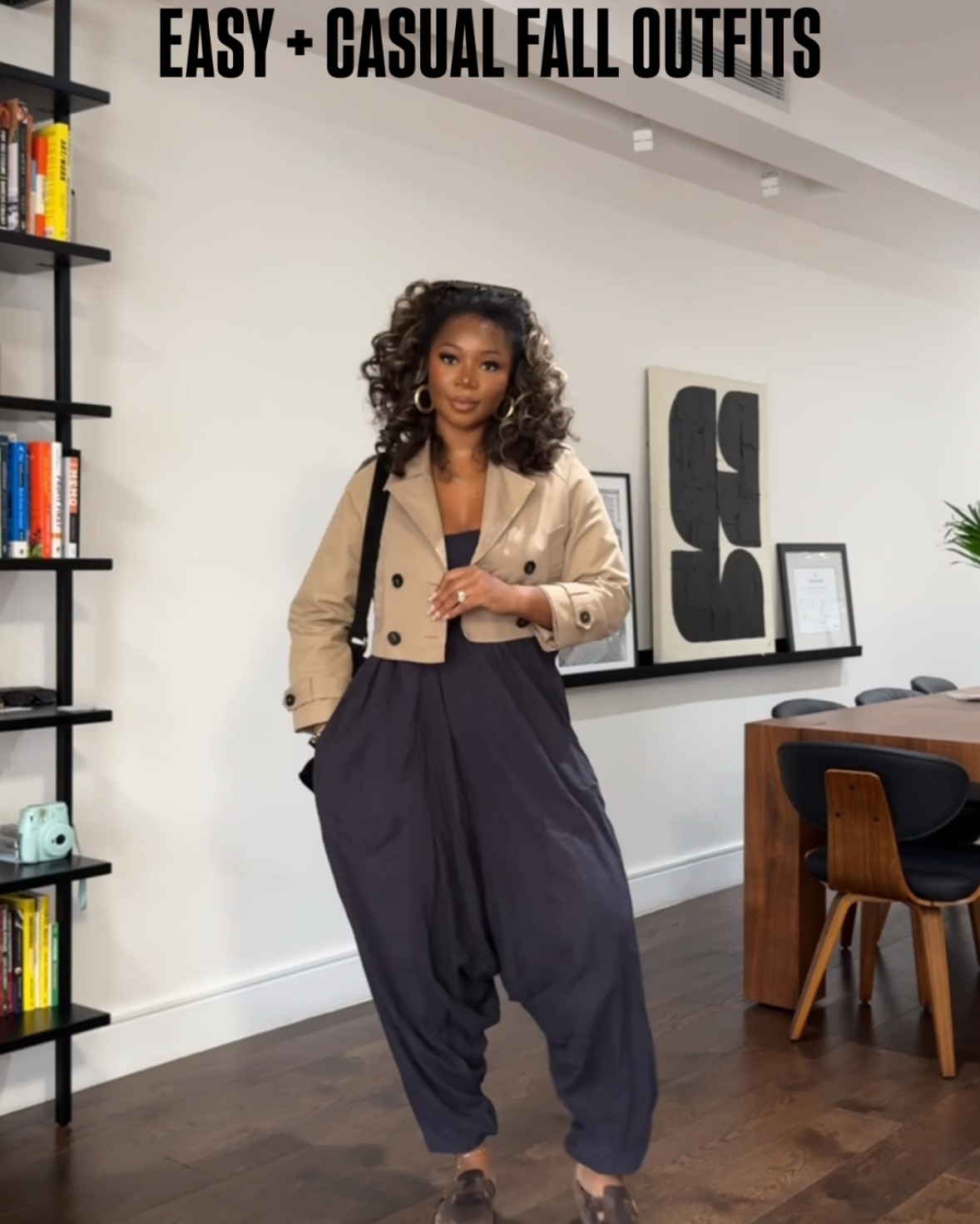 simple and easy throw on outfits! running errands, nail appointment, coffee run, dropping the kids off!?you can still look cute!! 

5’9 200 lbs— outfit 1 (trench) — one size jumpsuit + small trench (runs big!) outfit 2 (brown)— medium crop + XL 35 inseam brown pants - outfit 3 (dress) large dress + large shawl — outfit 4 (grey) large cardigan, medium tank, one size pants — outfit 5 (smoke) medium cardigan, medium top, XL tall pants — outfit 6, medium sweater, XL culotte pants 

#LTKStyleTip #LTKMidsize #LTKTall