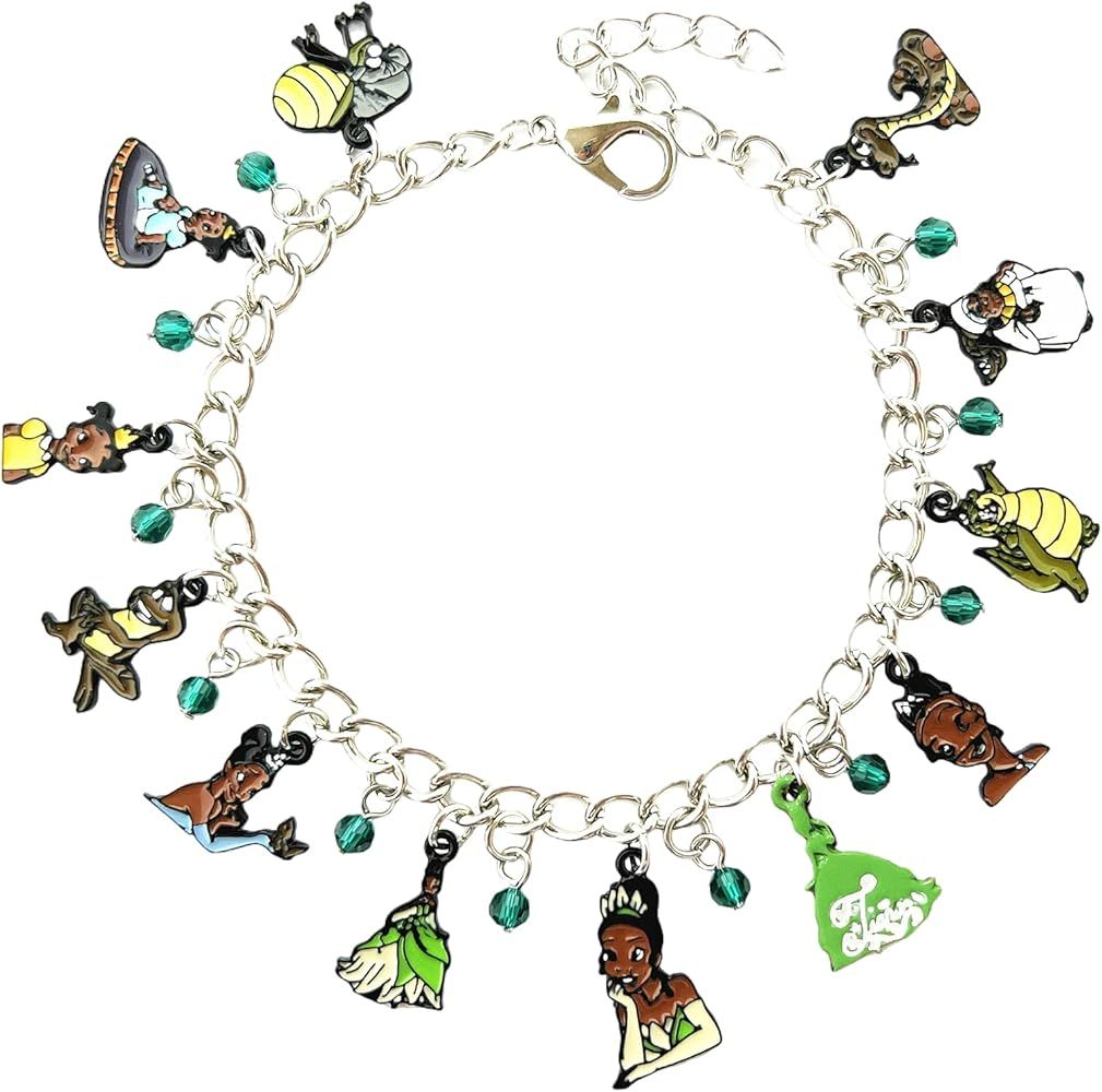 Princess Frog Charm Bracelet TV Movies Show Princess Bracelet Gifts for Woman Men | Amazon (US)