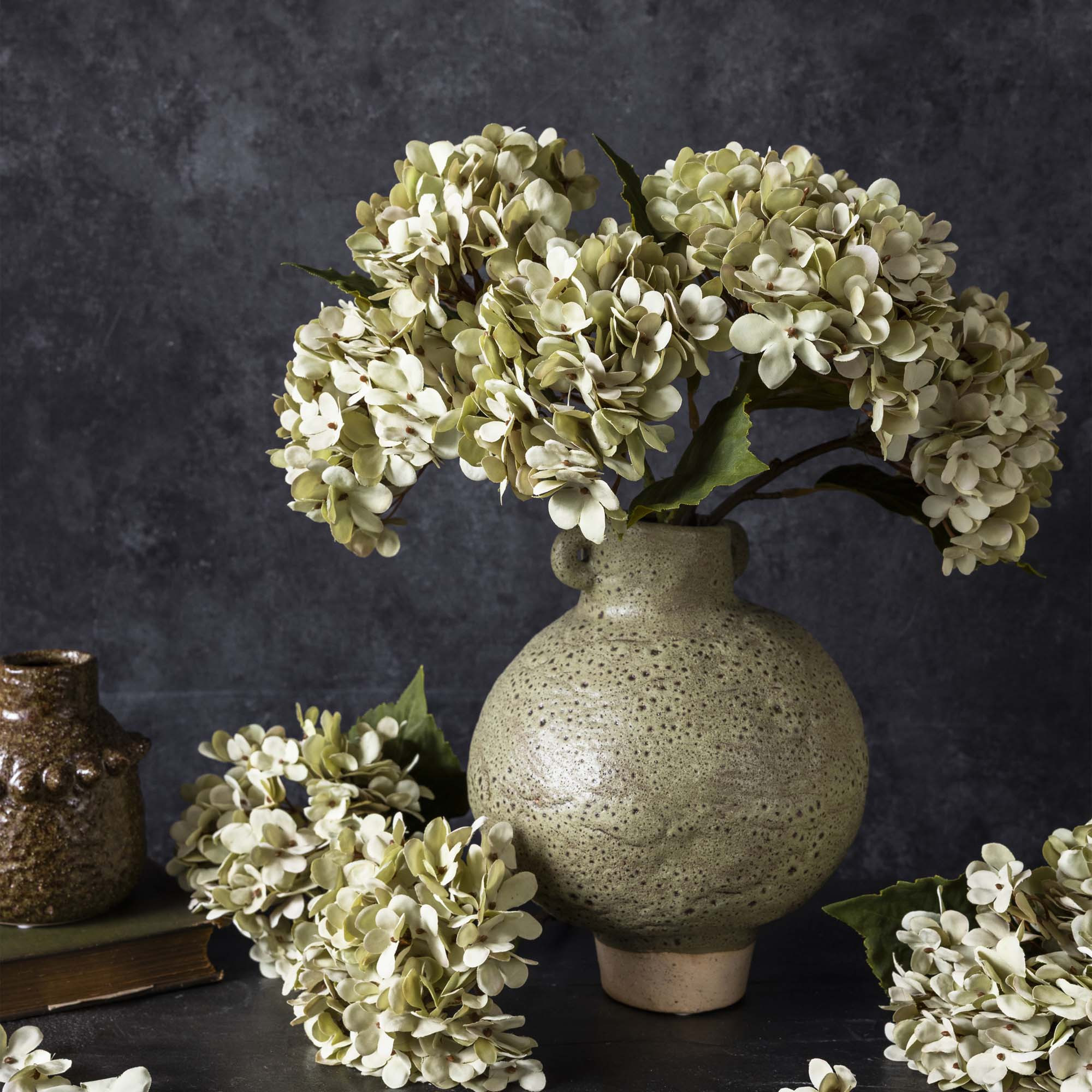 Abigail Ahern Faux Hydrangea in Soft Green | The Addison West