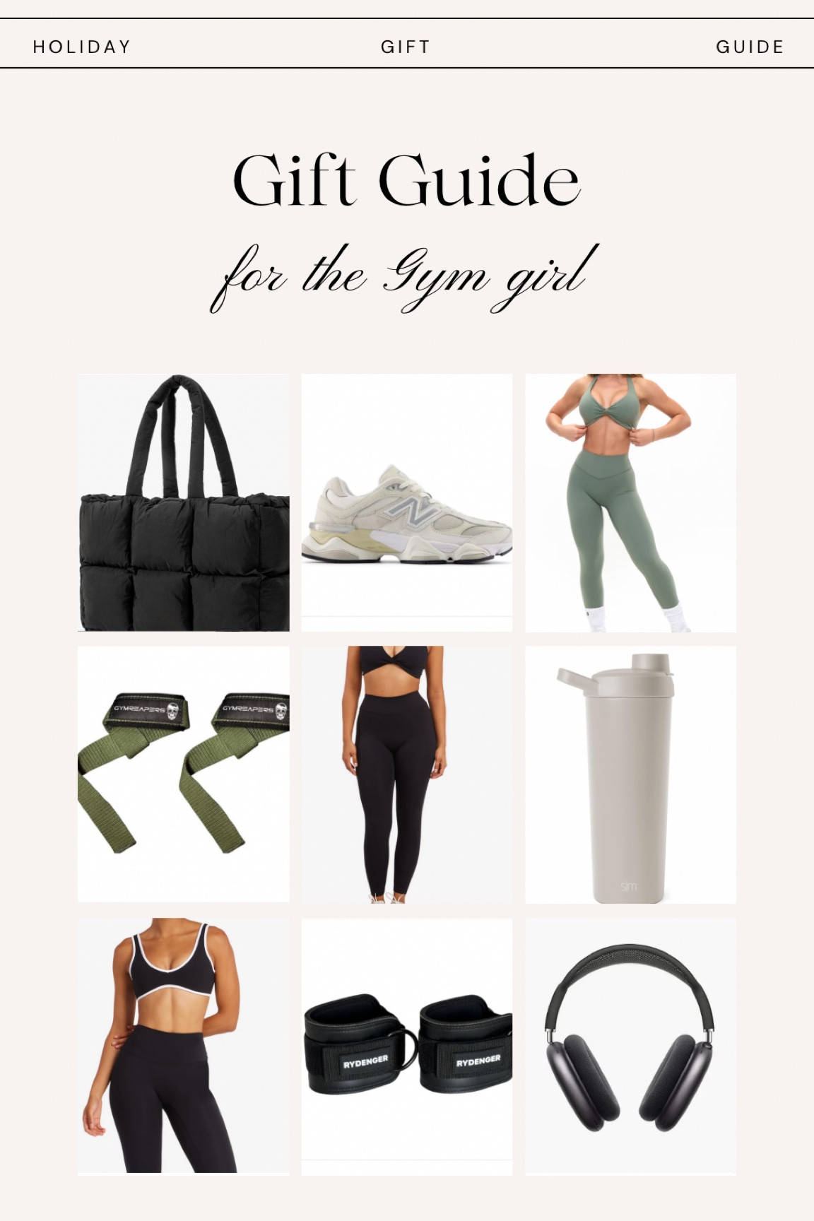 gift guide for the gym girls 

#LTKSeasonal #LTKCyberWeek #LTKGiftGuide