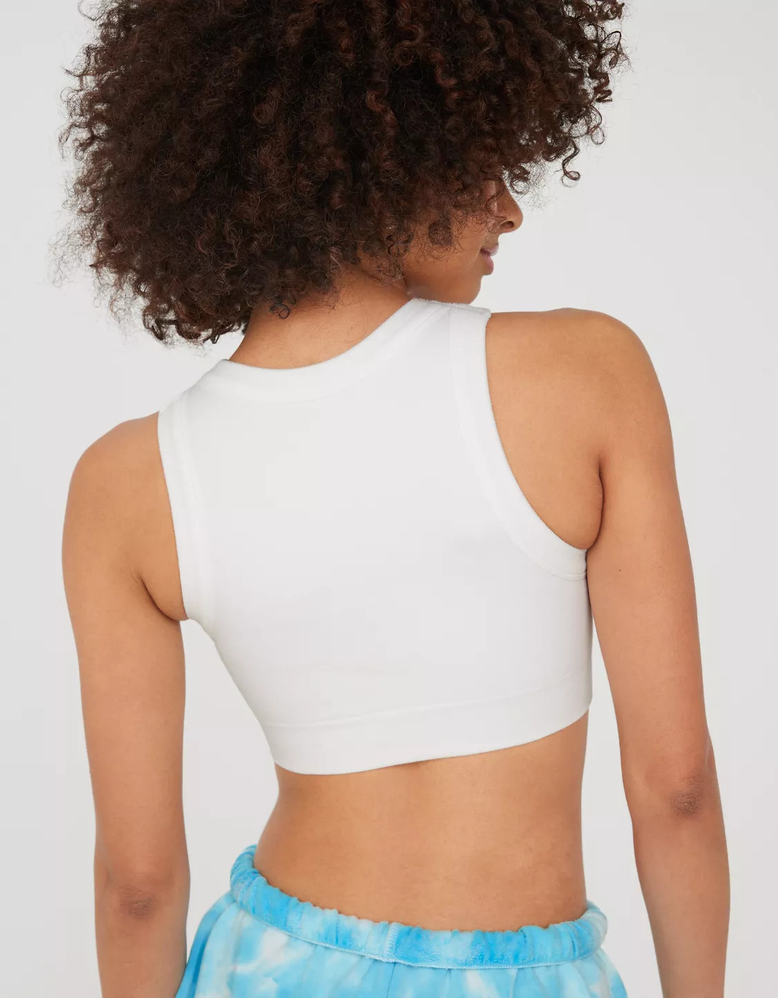OFFLINE By Aerie Seamless High Neck Sports Bra | Aerie