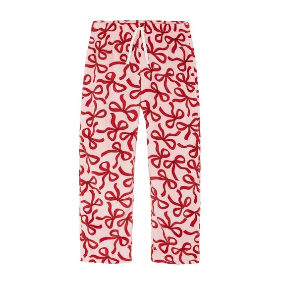 Wonder Nation Girls Straight Leg Sleep Pants, Sizes 4-18 | Walmart (US)