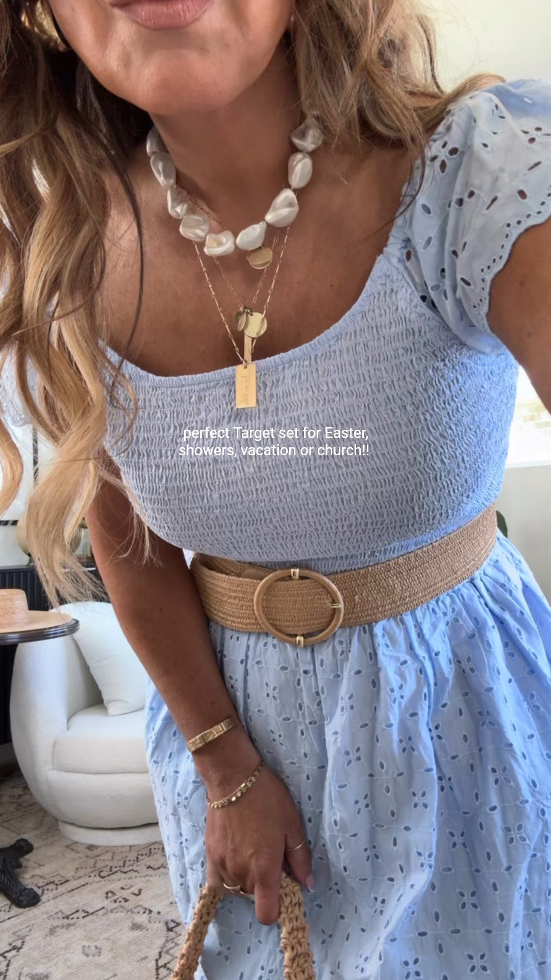 Target spring set is so pretty!!! 
Great option for Easter, showers, vacay and more. 
Wearing size small in both. 


#targetfashion #springdress #springoutfit #easterdress #easteroutfit




#LTKFindsUnder50 #LTKSeasonal #LTKOver40