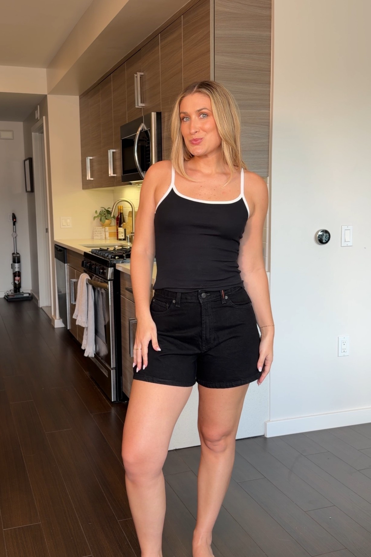 A line denim shorts for under $40! 

#LTKU #LTKdayinmylife #LTKSeasonal