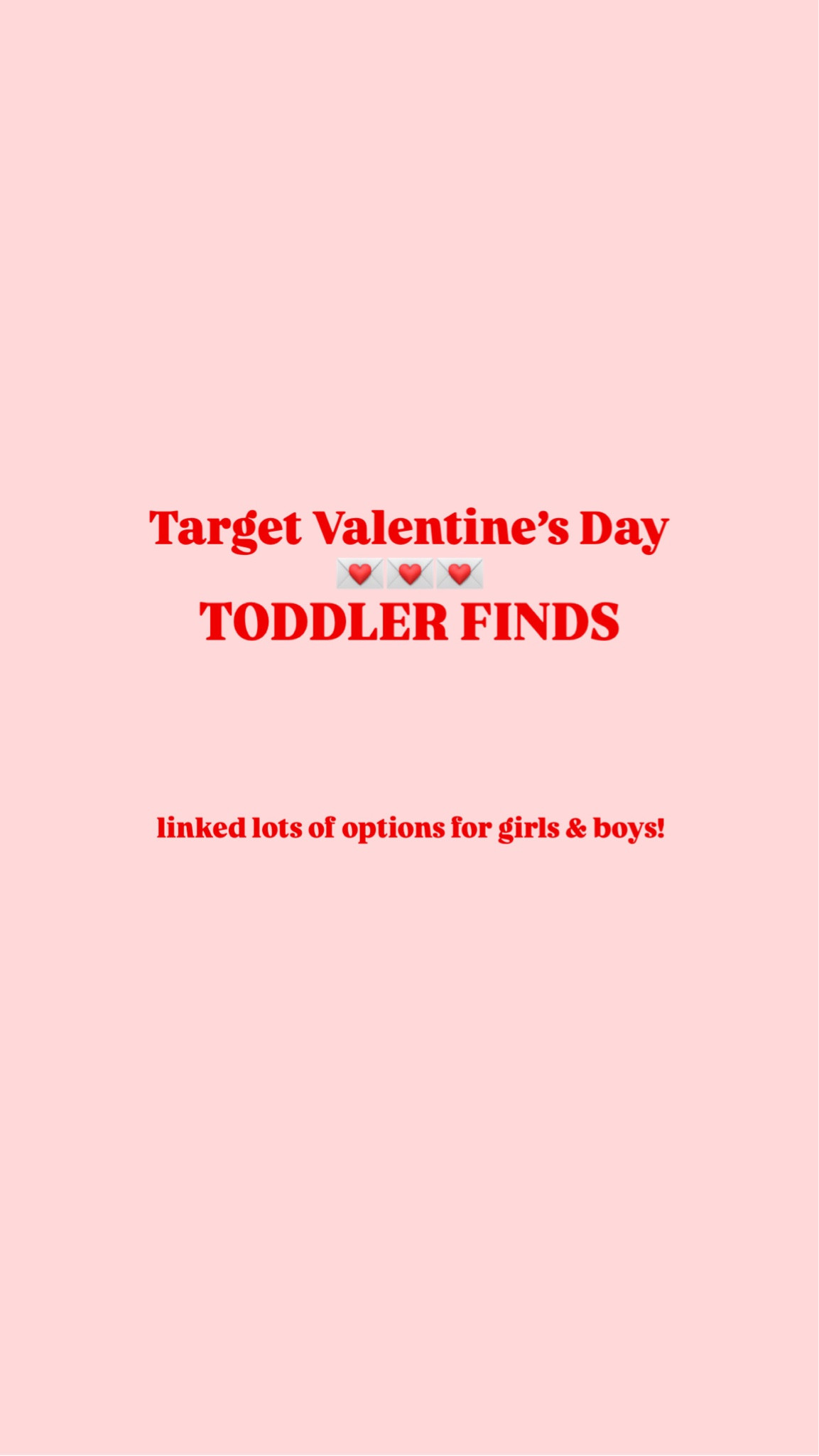 Valentine’s Day finds for toddlers at target! Linked toddler boy and girl options! 20% off in circle app!

#LTKKids #LTKBaby #LTKSeasonal