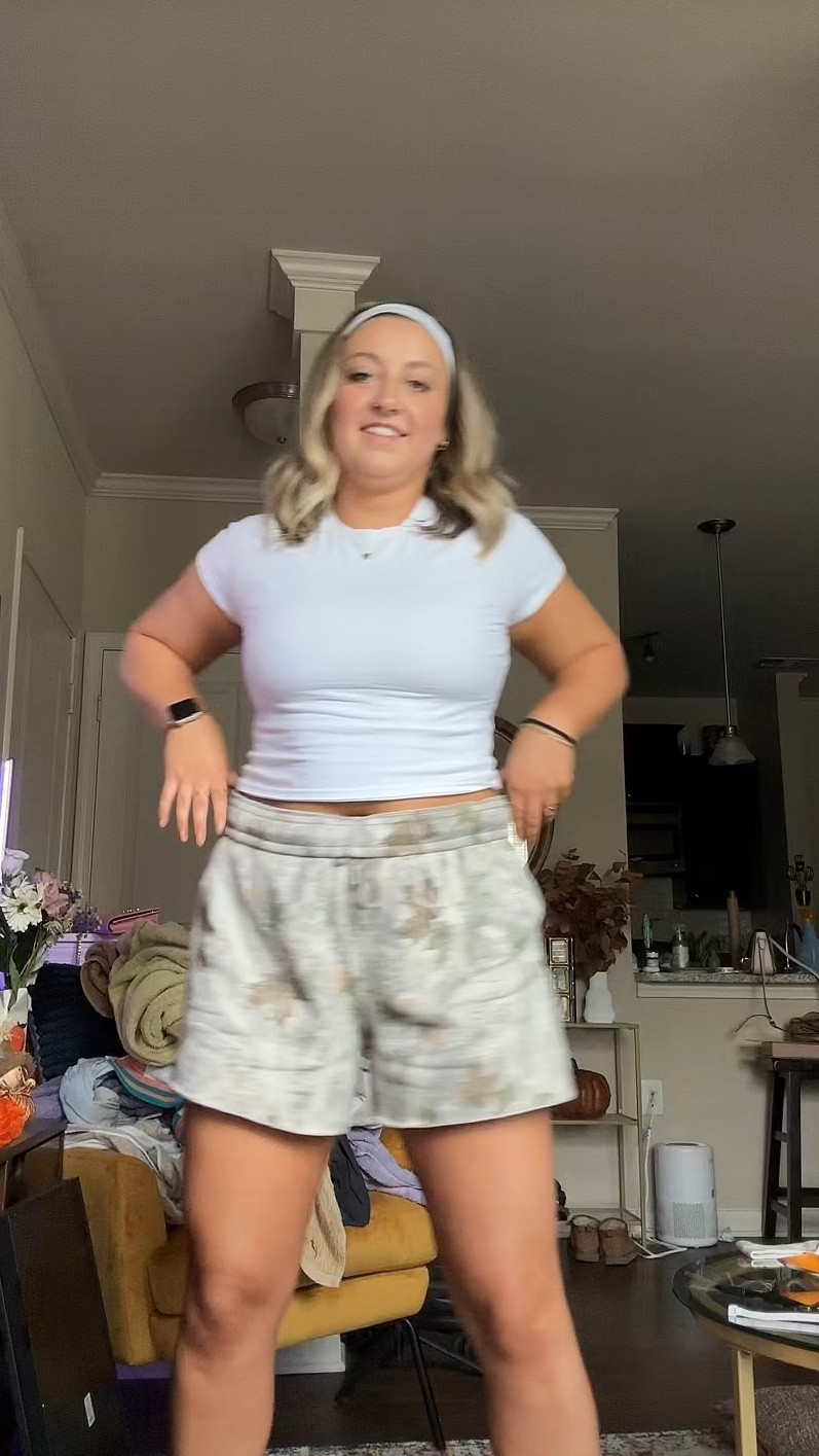 BEST AIRPORT OUTFIT EVERRRR!!! Let me just say these shorts are sooooo comfy/ cute. I got a size large however I’m 5’3 and didn’t take into account how long they would be… so I did cut them about an inch and a half and I love the way they turned out!!! I also got a size medium in the top and it fit perfectly. I would say if you want a little more length/ not as tight look in the shirt I would go up one size:) 

#LTKSeasonal #LTKFindsUnder50 #LTKStyleTip