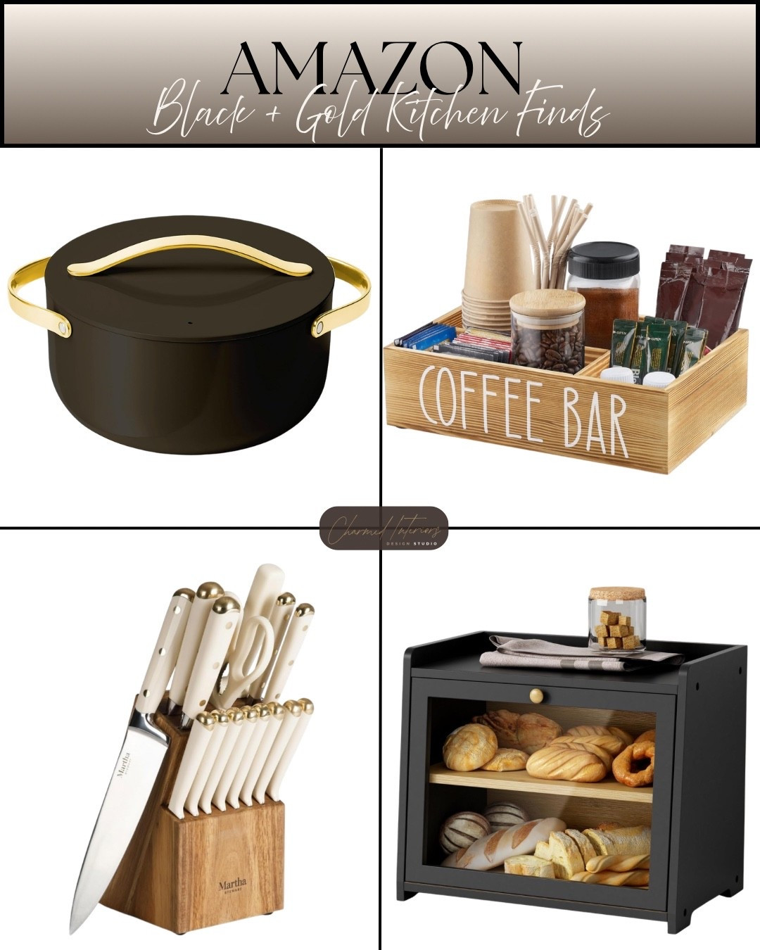 Black & Gold Kitchen Finds

#LTKSaleAlert #LTKHome
