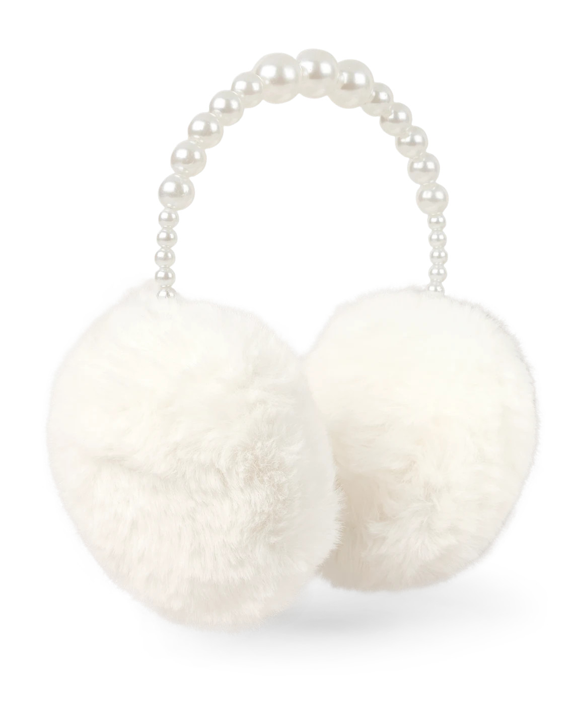 Girls Faux Pearl Ear Muffs - white | The Children's Place