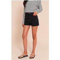 Tall Washed Black High Waisted Basic Shorts | PrettyLittleThing US