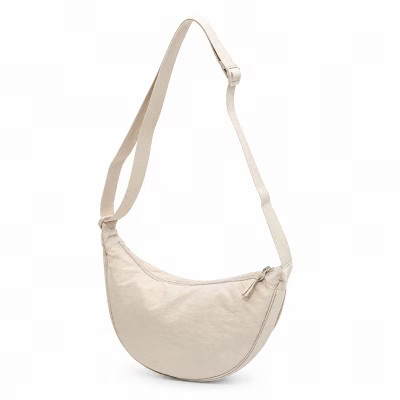 Alilang Nylon Crescent Crossbody Bag with Adjustable Strap Lightweight Casual Shoulder Bag | Target