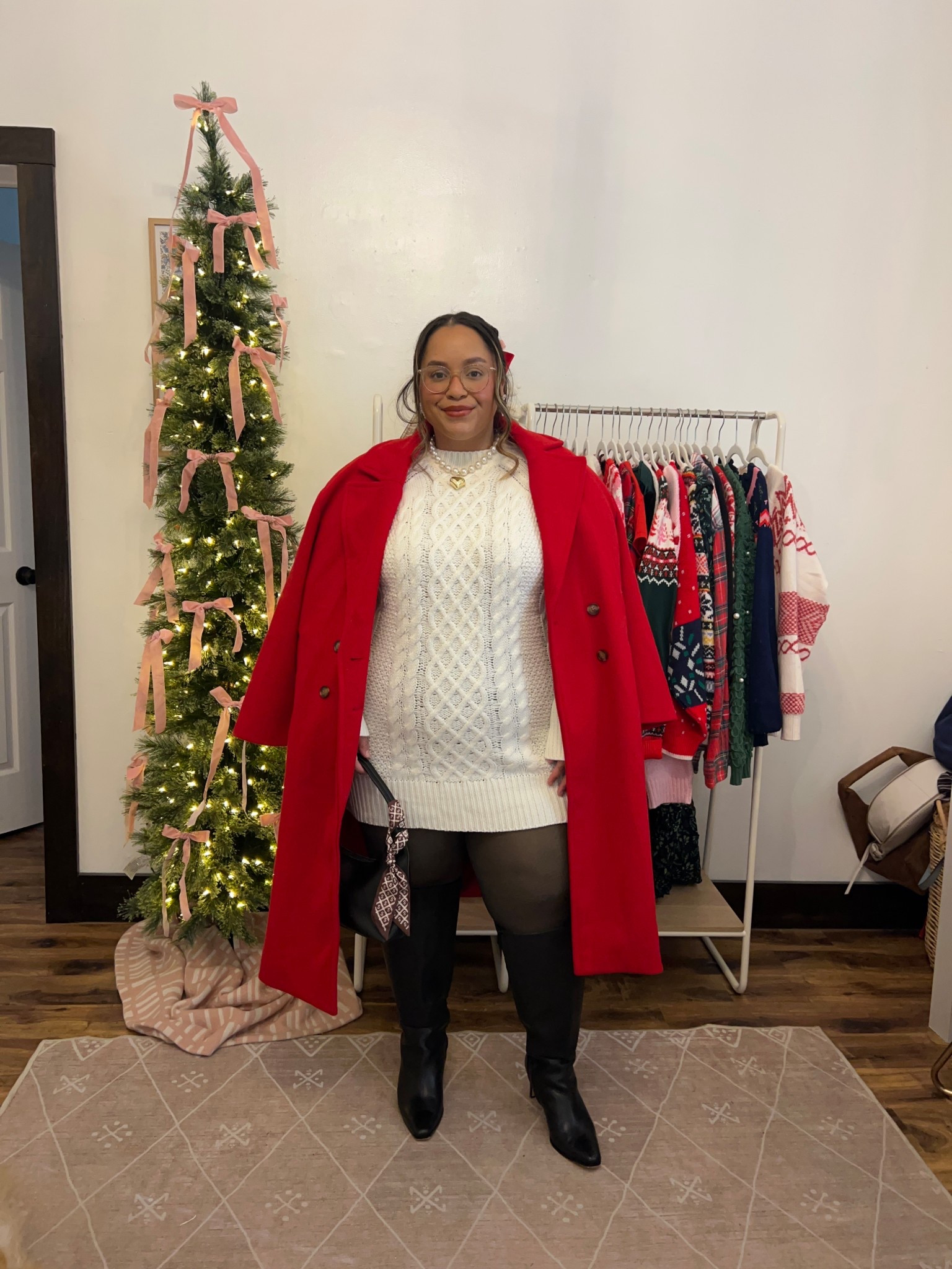 Holiday outfit inspiration on a size 16 / 5’2 

#LTKPetite #LTKPlusSize #LTKootd