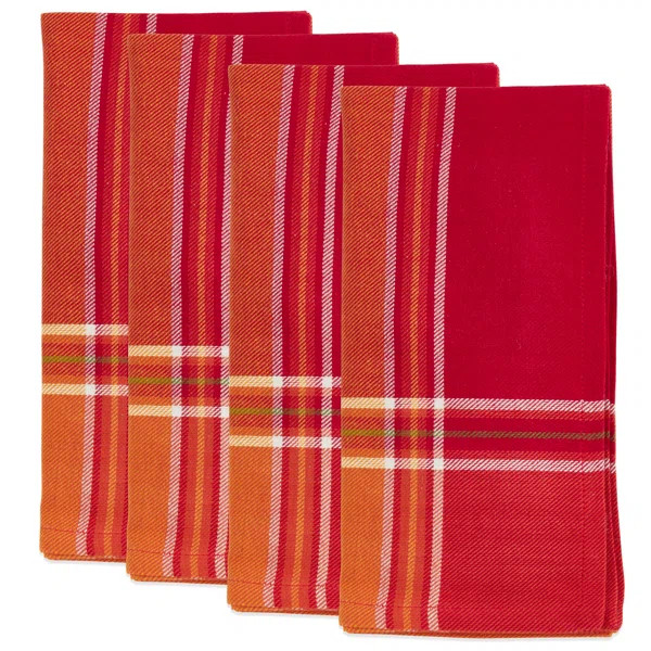 Westphal Cotton Plaid Square Napkin | Wayfair North America