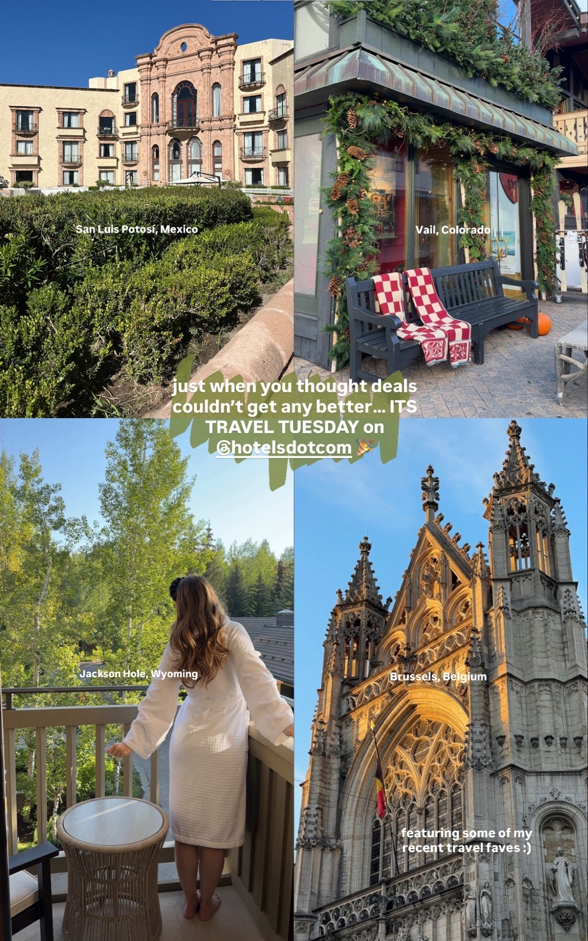 #EGPartner If traveling was a sport I would be a pro & @hotelsdotcom makes it TOO EASY!!! Brb planning all of my trips right now!! #AD

Book Flash Deals by 12/2/25 11:59 pm in the hotel property local time. Book Black Friday Sale properties by 12/2/2025 11:59 pm in hotel property local time; travel by 12/30/2026 for both Flash Deals and Black Friday Sale properties. Limited availability, blackout periods may apply.

#LTKHoliday #LTKGiftGuide #LTKTravel