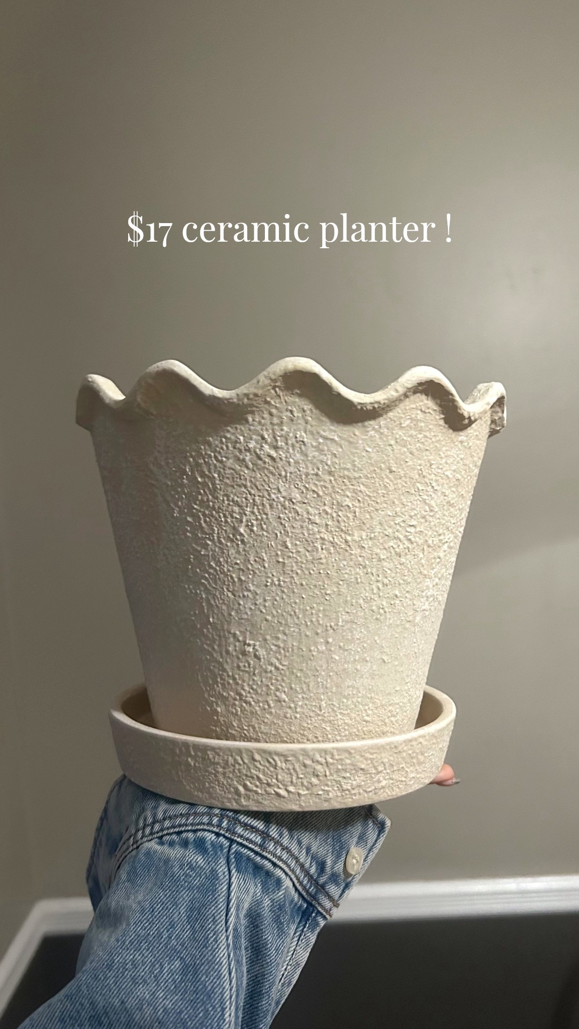 cutie little planter for under $20! comes in several shades and such a steal for this size 🌿

#LTKHome