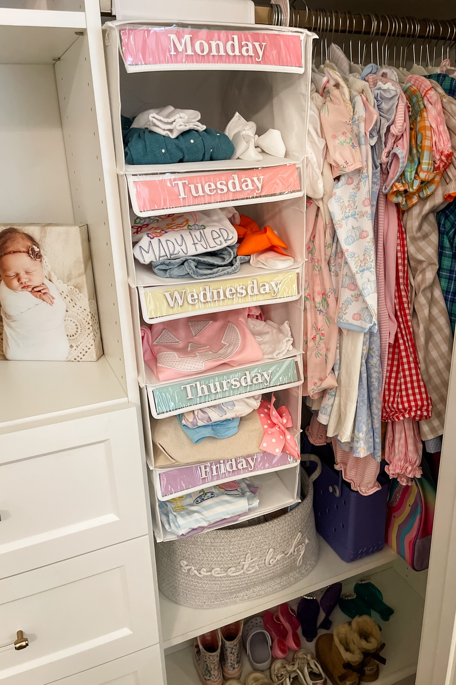 Kids closet organizer 
Back to school clothes organizer 

#LTKKids #LTKFamily #LTKBaby