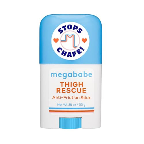 Megababe Thigh Rescue Anti-Chafe Stick Mini | Travel size, great for on-the-go | Vacation and Hot Weather Essential | Prevents skin chafe & irritation | Thighs, bra-lines & more | 0.81 oz (Pack of 1) | Amazon (US)