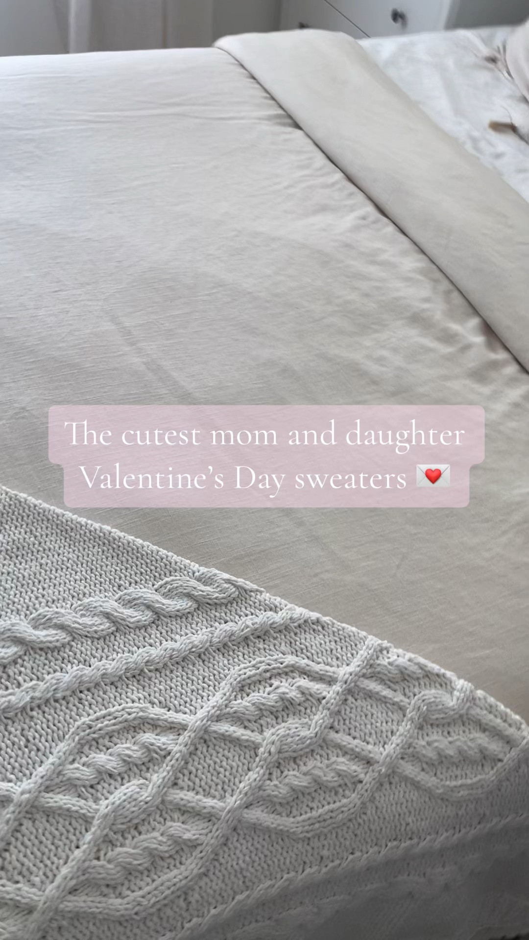 Mom and daughter matching Valentines Day sweaters 💌

#LTKfamily #LTKVideo #LTKSeasonal