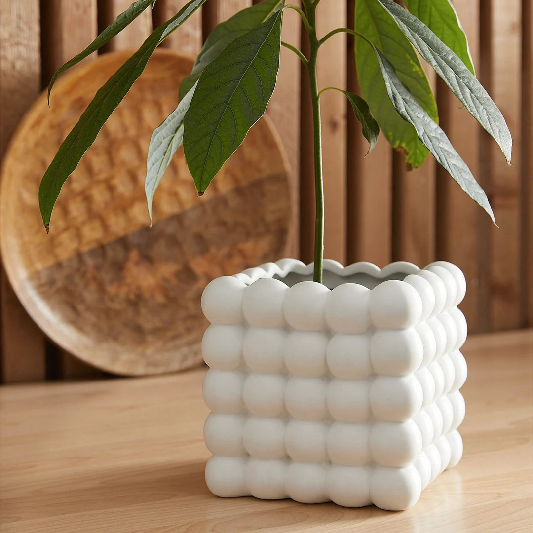 Square Bubble Planter for Succulents & Plants | Bubble Planter Pot | Boho Planter | Modern Plante... | Etsy (US)