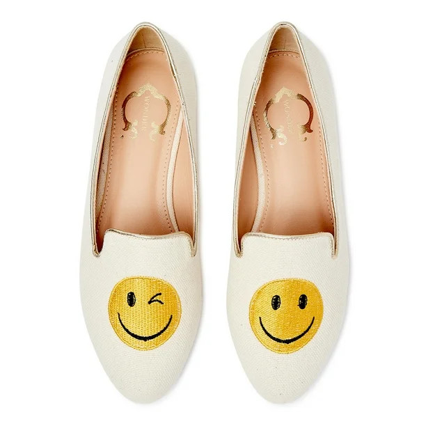 C. Wonder Women's Conversational Smoking Flat - Walmart.com | Walmart (US)