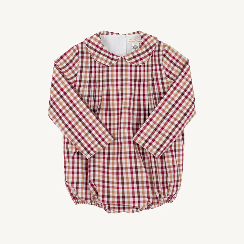 Long Sleeve Boone Bubble - Easton Pond Plaid | The Beaufort Bonnet Company