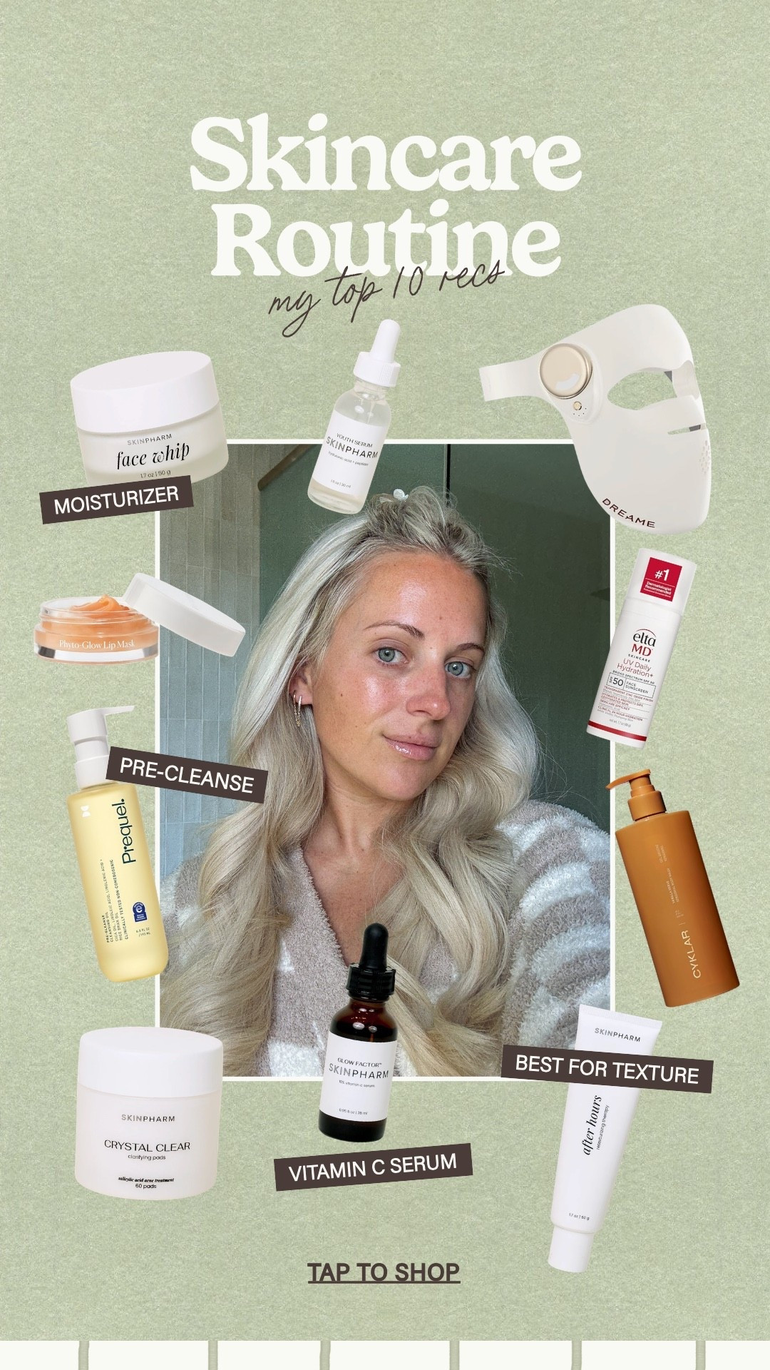 My Top 10 Skincare Recommendations — my skin has transformed over the past few years and these are what I swear by! KATIE26DM works on the LED mask, and EMILY15 works on all SkinPharm products (Emily is my provider at the Skin Pharm Alpharetta location!)

#LTKselfcare #LTKmorningroutine #LTKBeauty