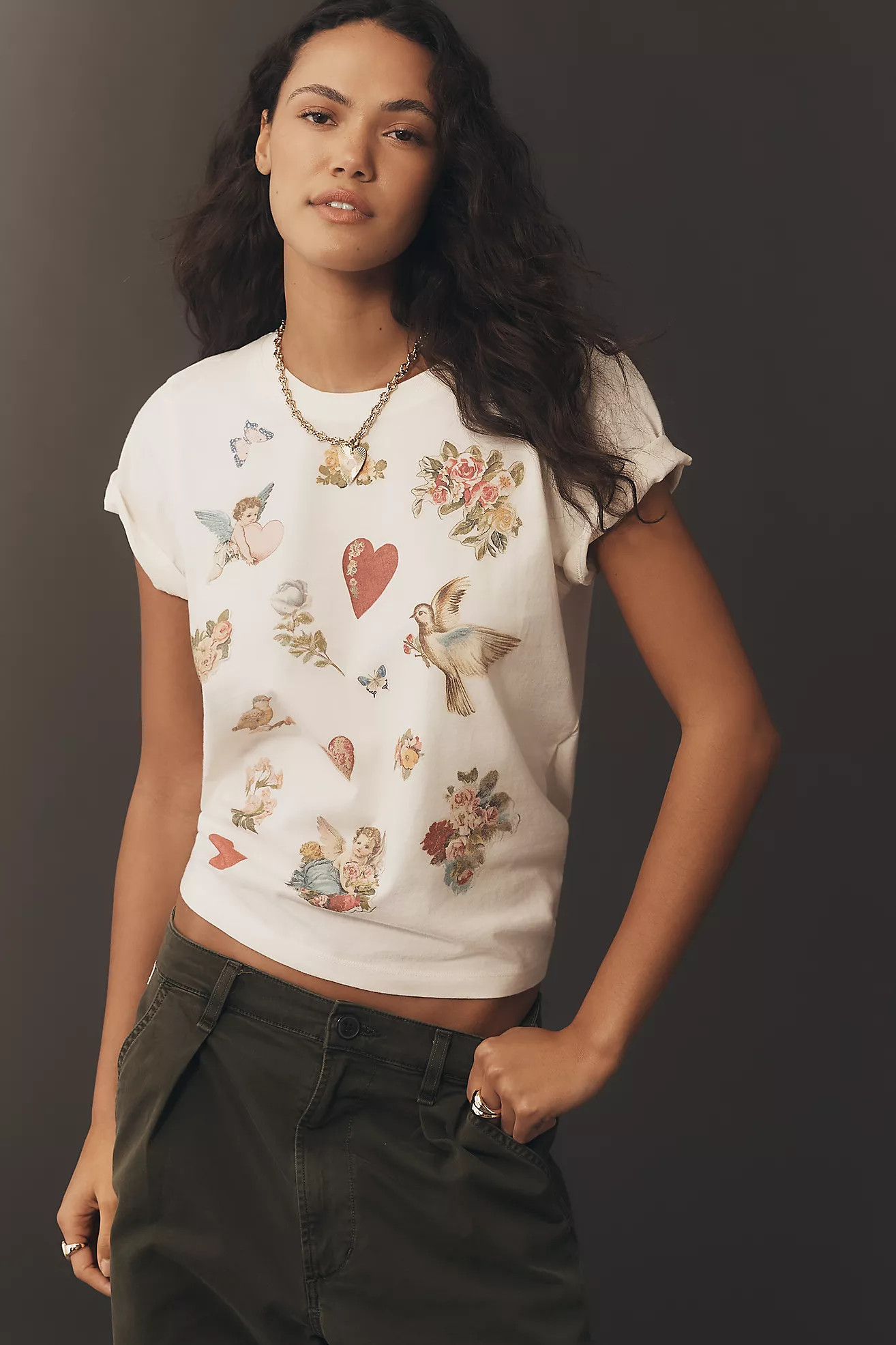 By Anthropologie Valentine Icon T-Shirt | Anthropologie (US)