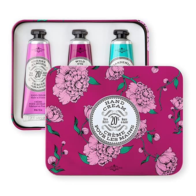 La Chatelaine Hand Cream Trio Tin Gift Set | Ready-To-Gift Tin | Natural | Made in France with 20... | Amazon (US)