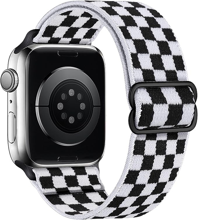 Stretchy Nylon Loop Bands Compatible with Apple Watch 38mm 40mm 41mm 42mm 44mm 49mm Adjustable So... | Amazon (US)