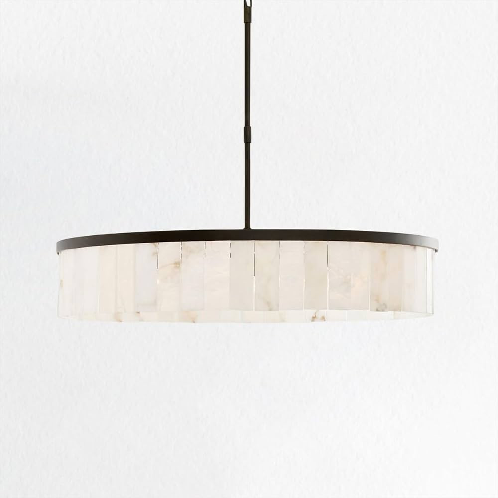 Alabaster Tile Round Chandelier 42" | Amazon (US)