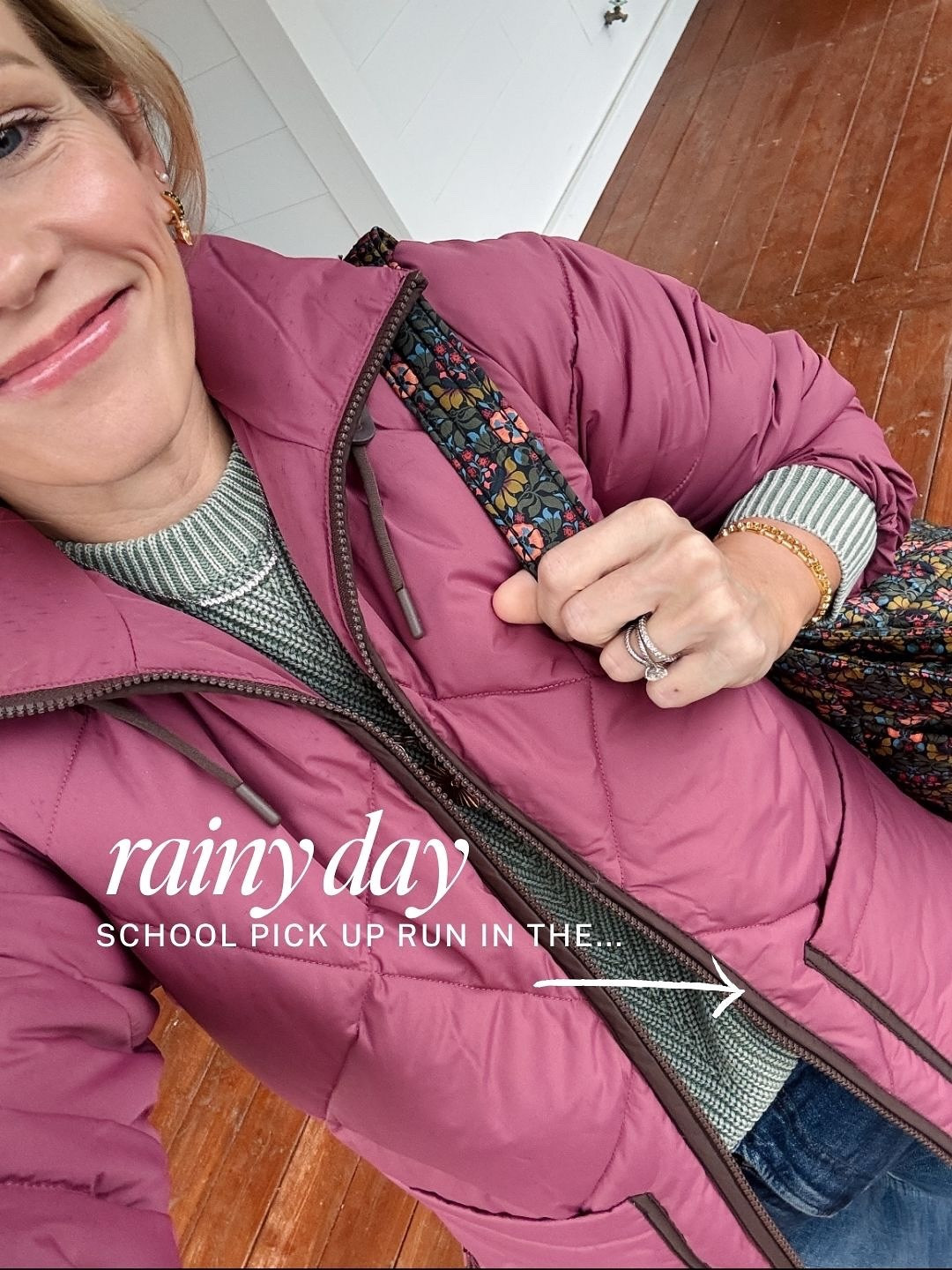 Clare V tote in Liberty Fabric is an everyday favorite ~ waterproof boots just over $100, true to size ~ custom HART necklace ~ Lands End Jacket, wearing an xs but closet fit in the hips so could have gone with small ~ Tower28 lip gloss in coconut ~ Bauble Bar & Dorsey bracelet & earring stack ~ J.Crew socks ~ EBY underwear always, I size up to a small ~ Pepper bra ~ Agolde Harper crop jeans are so comfortable, wearing my regular size ~ xo, Claire 

#LTKootd #LTKOver40 #LTKmomlife