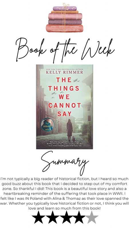 Book Review: The Things We Cannot Say