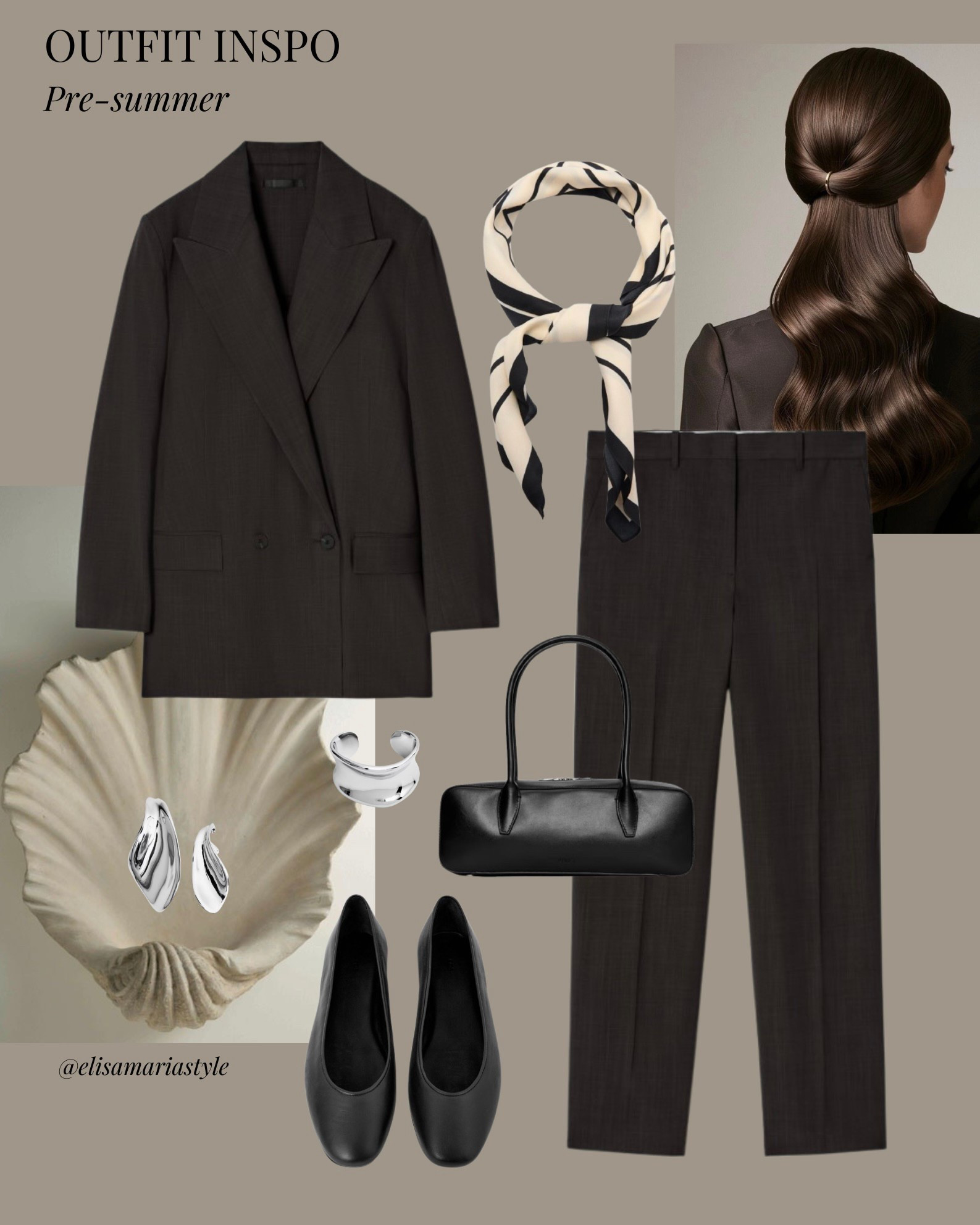 Chocolate brown suit set outfit for spring and summer 🤎

#LTKmodest #LTKworkwear #LTKspring