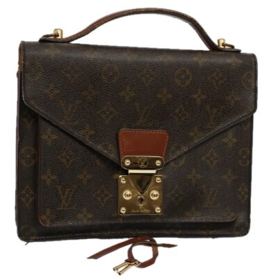 LOUIS VUITTON Monogram Monceau 26 Shoulder Bag 2way M51187 LV Auth ar10574B | eBay US