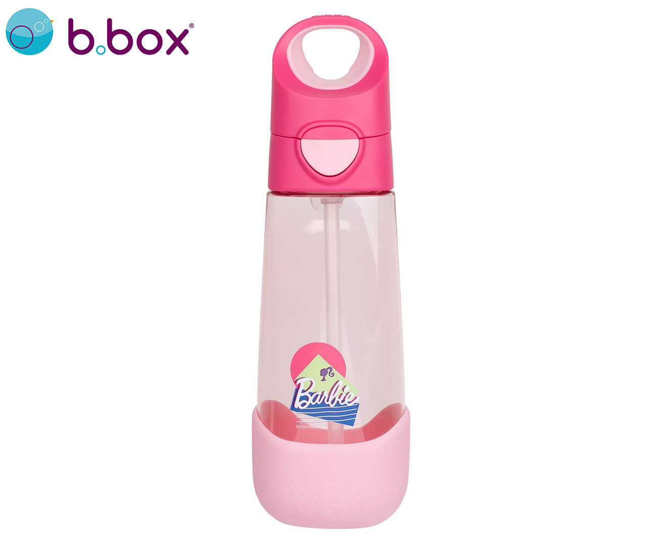 b.box 600mL Barbie Tritan Kids' Drink Bottle - Pink | Catch.com.au