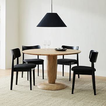 Winona Round Pedestal Dining Table (48", 60") | West Elm (US)
