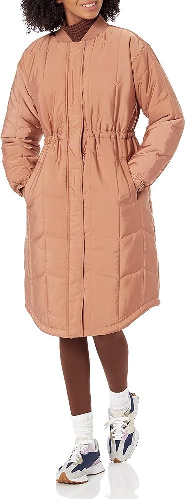 Amazon Essentials Women's Quilted Coat (Available in Plus Size) | Amazon (US)