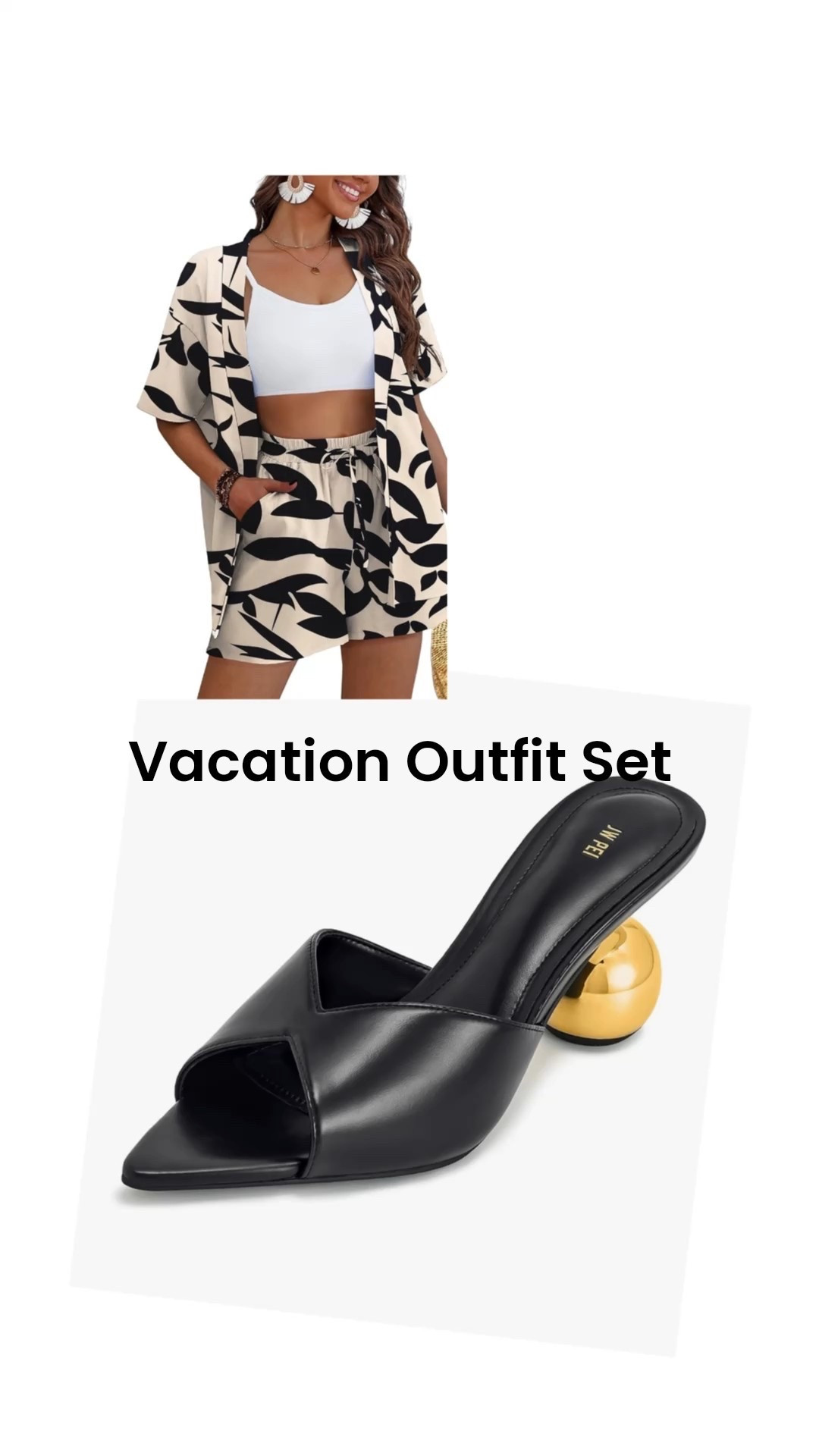 Vacation set styled for a refined, elevated look.

Paired with gold heels and a structured black JW Pei bag for a polished, luxury-inspired vacation outfit. This is how you make a vacation set feel intentional and sophisticated.

Shop this vacation set and accessories linked on my LTK.
Follow for elevated seasonal finds.


#LTKOver40 #LTKgrwm #LTKootd