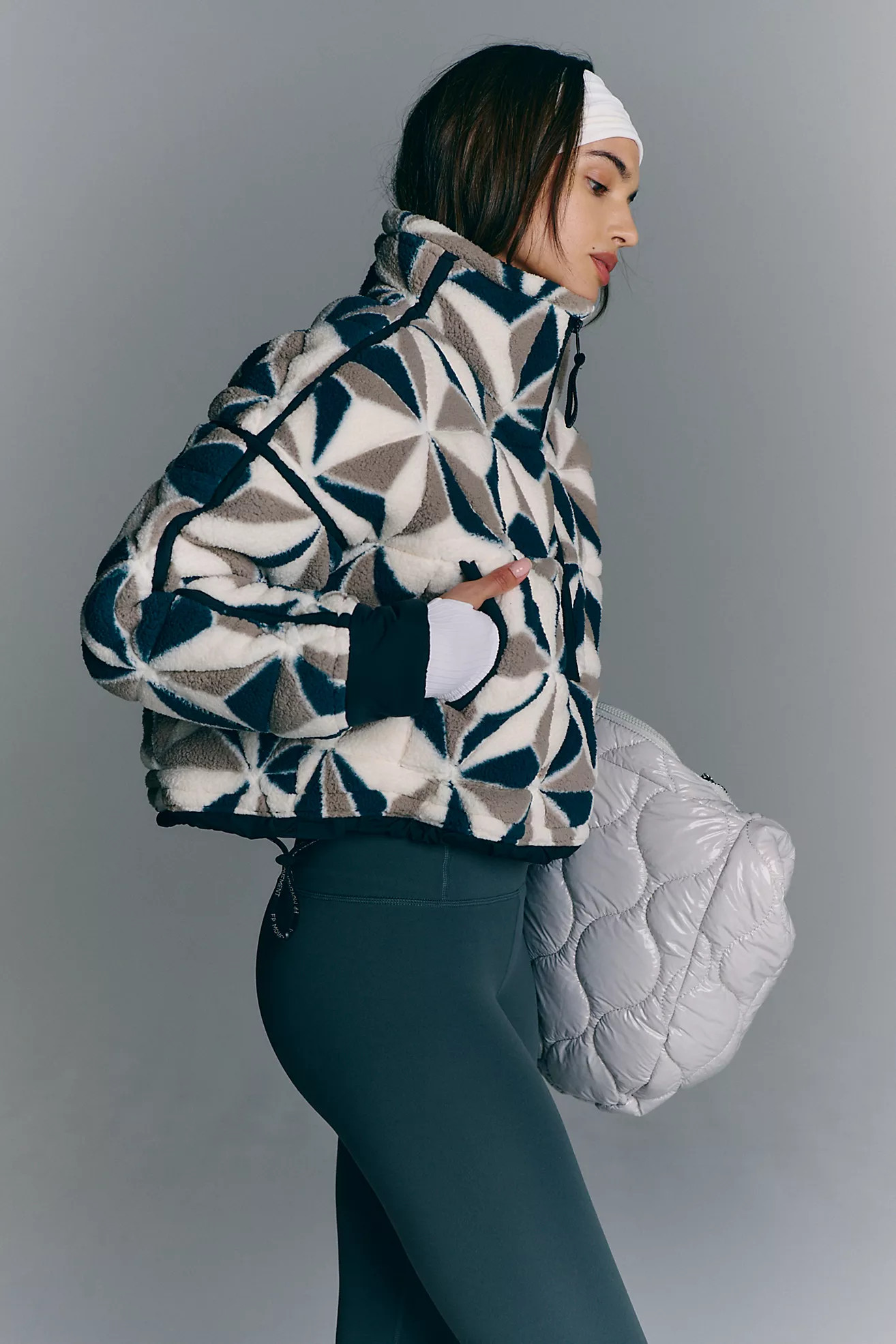 Mountain High 3D Printed 1/2 Zip Fleece | Free People (Global - UK&FR Excluded)