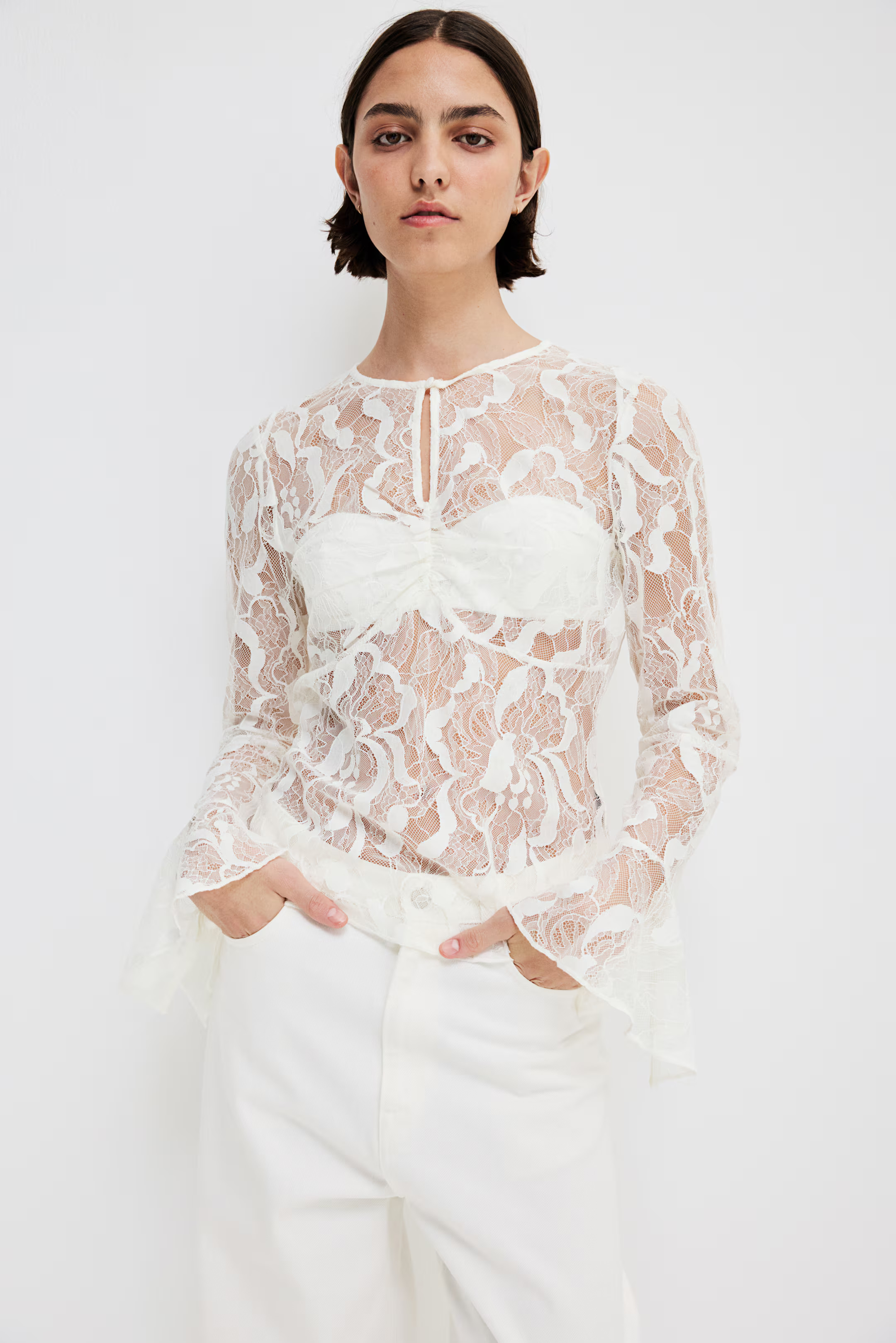 Lace blouse | H&M (UK, MY, IN, SG, PH, TW, HK)