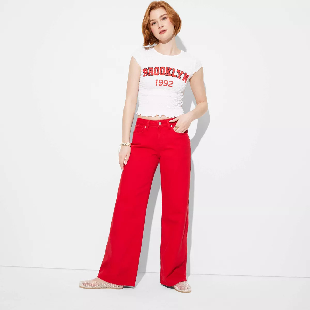 Women's Low-Rise Wide Leg Baggy Jeans - Wild Fable™ | Target