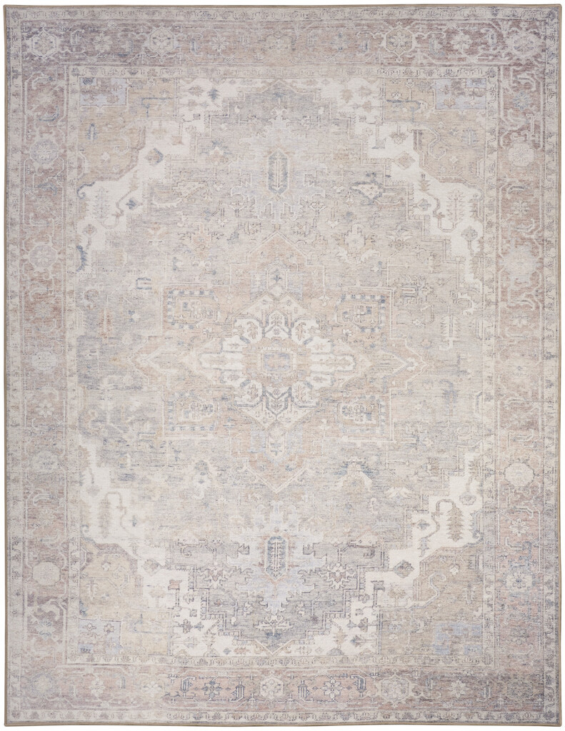 Vintage Washables 9' x 12' Indoor Rug In Light Blue | 1stopbedrooms