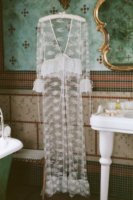 Kilo Brava Ruffle Lace Maxi Robe | Anthropologie (US)
