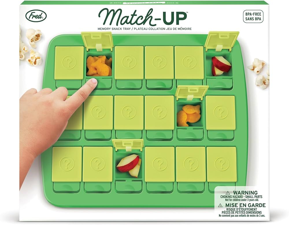 Match UP Memory Snack Tray Green Travel-Friendly Tray Measures 10 x 8.75 inches | Amazon (US)