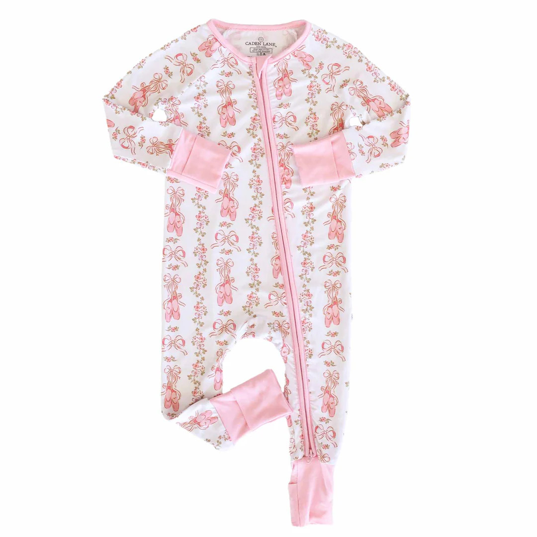 Ballet Blossoms Convertible Zip Romper | Caden Lane