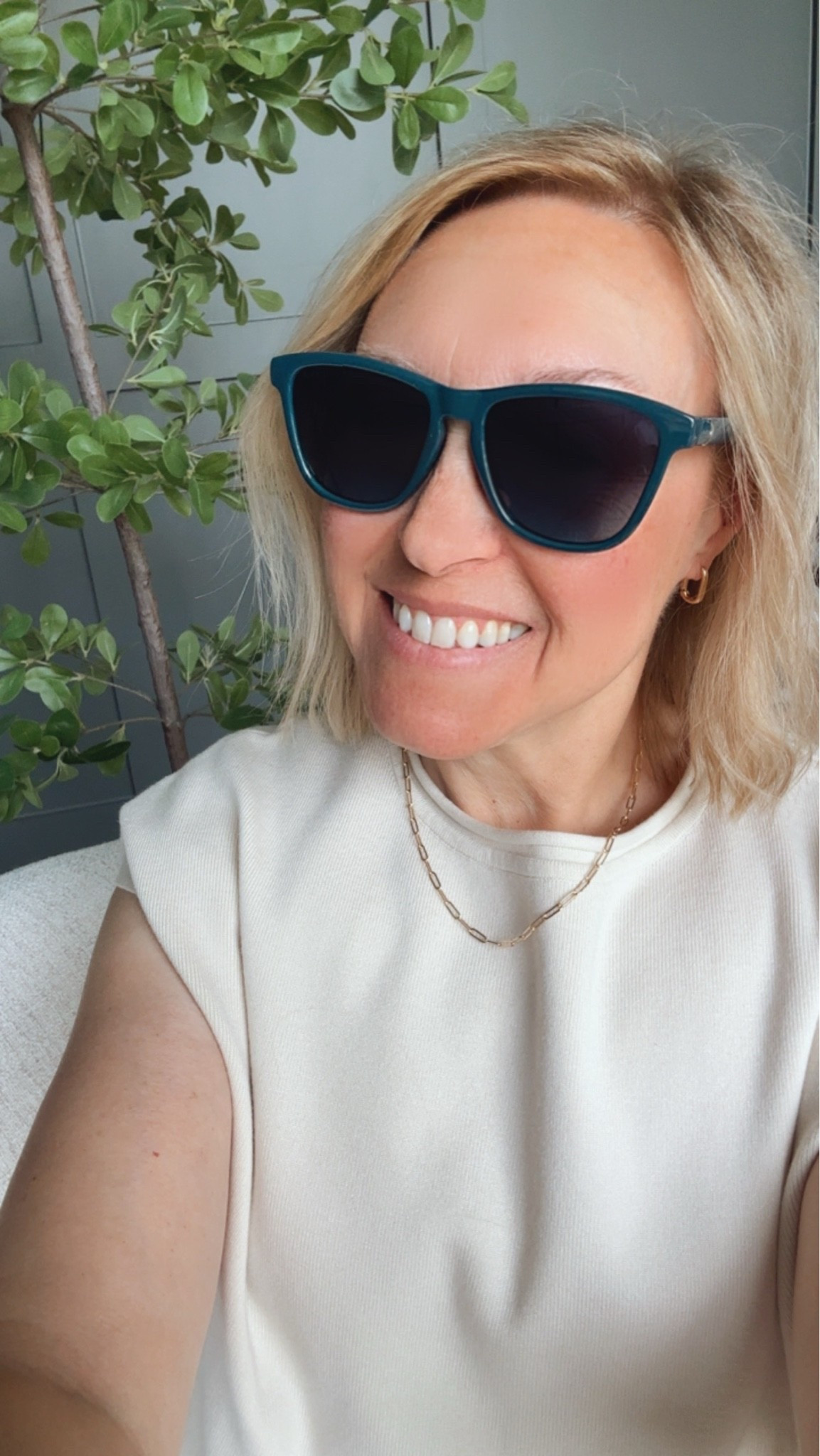 New sunnies! @SOJOS VISION These are the dark blue with blue lenses and the light filter is perfect! 
#sponsored

#LTKMidsize #LTKOver40 #LTKTravel