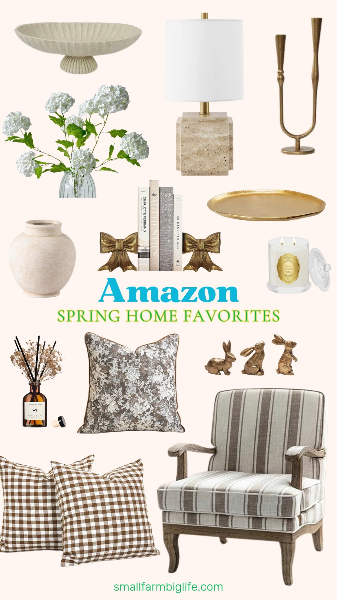 Amazon spring home favorites that feel warm, elegant, and timeless 🌷✨
From sculptural accents and soft neutral textiles to cozy lighting and gold details, these pieces are perfect for refreshing your space for the season. Easy, elevated finds that add charm and warmth to shelves, sofas, and everyday living areas 🤍 

 #LTKHome